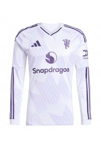 Manchester United Fotballdrakt Borte Klær 2025-26 Lange ermer